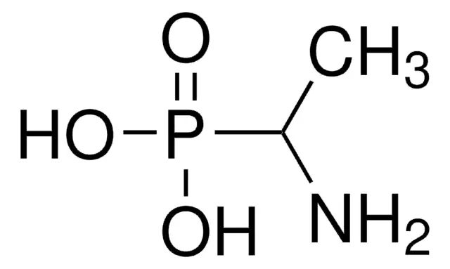 alpha-Amino-ethyl phosphonic acid structure, CAS 6323-97-3