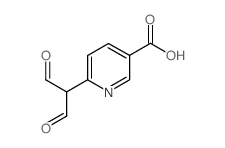 2-(3-Hydroxycarbonyl-6-pyridyl)malondialdehyde structure, CAS 212755-81-2