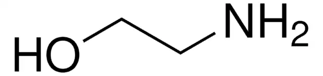 Ethanolamine structure, CAS 141-43-5