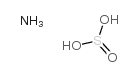 Ammonium bisulfite structure, CAS 10192-30-0