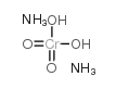 Ammonium chromate structure, CAS 7788-98-9