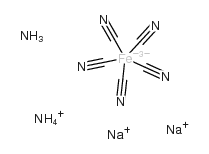 Ammonium disodium pentacyanoammineferrate(II) structure, CAS 36682-41-4