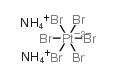 Ammonium hexabromoplatinate(IV) structure, CAS 17363-02-9
