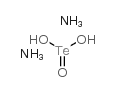 Ammonium tellurite structure, CAS 80302-25-6