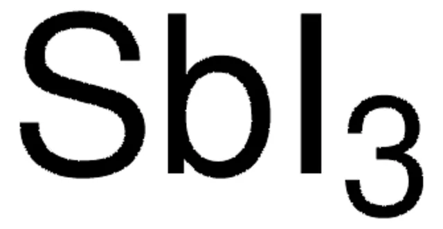 Antimony (â
¢) iodide structure, CAS 7790-44-5