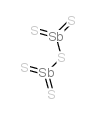 Antimony(V) sulfide structure, CAS 1315-04-4