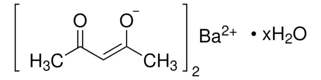 Barium 2,4-pentanedionate structure, CAS 12084-29-6