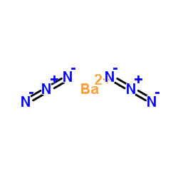 Barium azide structure, CAS 18810-58-7