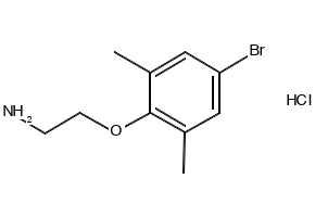 2-(4-Bromo-2,6-dimethylphenoxy)ethylamine structure, CAS 499980-87-9