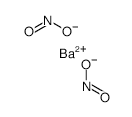 Barium nitrite structure, CAS 7787-38-4