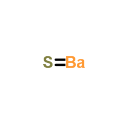 Barium sulfide structure, CAS 21109-95-5