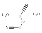 Barium thiocyanate dihydrate structure, CAS 5908-82-7