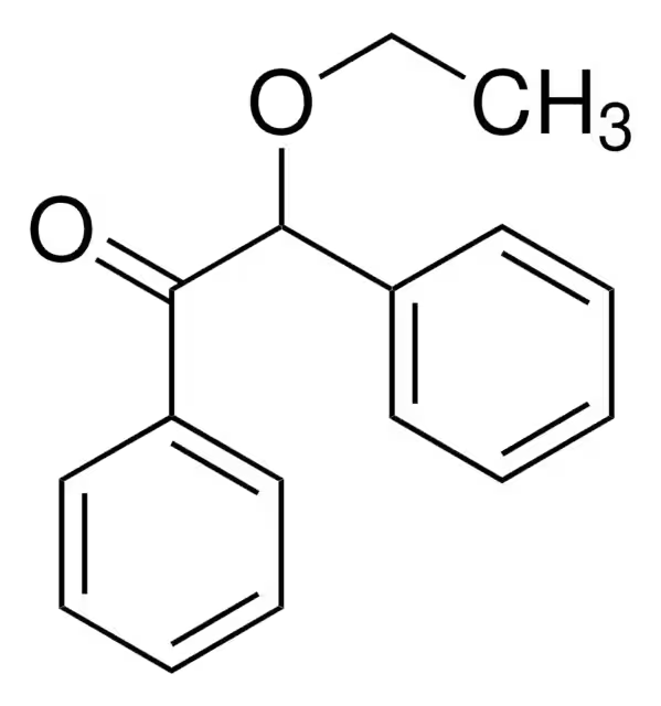 Benzoin ethyl structure, CAS 574-09-4