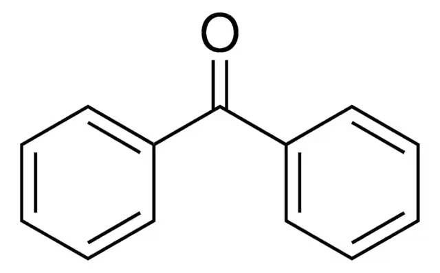Benzophenone structure, CAS 119-61-9