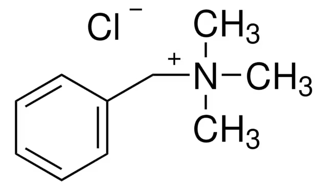 Benzyltrimethylammonium chloride structure, CAS 56-93-9