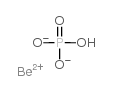 Beryllium phosphate structure, CAS 13598-15-7