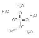 Beryllium sulfate structure, CAS 7787-56-6