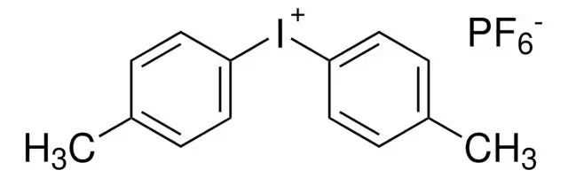Bis(4-Methylphenyl)iodonium hexafluorophosphate structure, CAS 60565-88-0