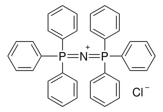 Bis(triphenylphosphoranylidene)ammonium chloride structure, CAS 21050-13-5