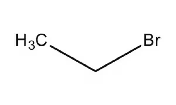 Bromoethane structure, CAS 74-96-4