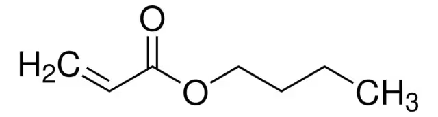 Butyl acrylate structure, CAS 141-32-2
