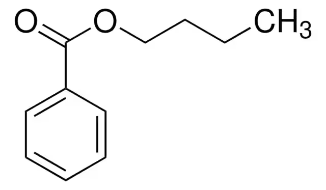 Butyl benzoate structure, CAS 136-60-7