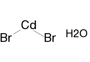 Cadmium (II) bromide,hydrous structure, CAS 13464-92-1