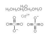 Cadmium perchlorate hexahydrate structure, CAS 10326-28-0
