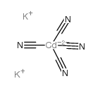 Cadmium potassium cyanide structure, CAS 14402-75-6
