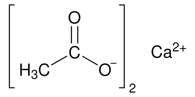 Calcium acetate structure, CAS 62-54-4
