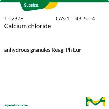 Calcium chloride structure, CAS 10043-52-4