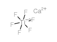 Calcium hexafluorotitanate structure, CAS 24683-34-9