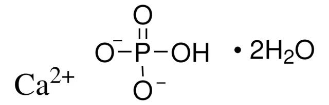 Calcium hydrogen phosphate dihydrate structure, CAS 7789-77-7
