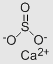 Calcium sulfite structure, CAS 15091-91-5