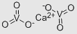 Calcium vanadate structure, CAS 12135-52-3