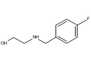 2-(4-Fluorobenzylamino)ethanol structure, CAS 22116-33-2