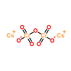 Cesium dichromate structure, CAS 13530-67-1