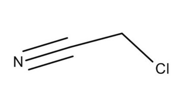Chloroacetonitrile structure, CAS 107-14-2