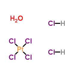 Chloroplatinic acid structure, CAS 16941-12-1