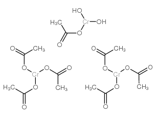 Chromium acetate,basic structure, CAS 39430-51-8