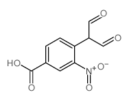 2-(4-Hydroxycarbonyl-2-nitrophenyl)malondialdehyde structure, CAS 205985-96-2