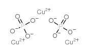 Copper(II) phosphate structure, CAS 7798-23-4