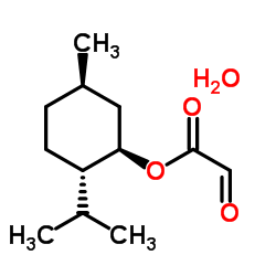 (L)-Methylglyoxylate hydrate structure, CAS 26315-61-7