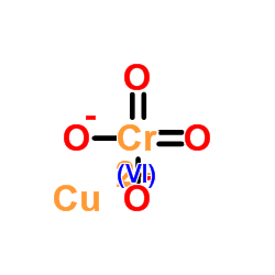 Cupric chromate structure, CAS 27787-63-9