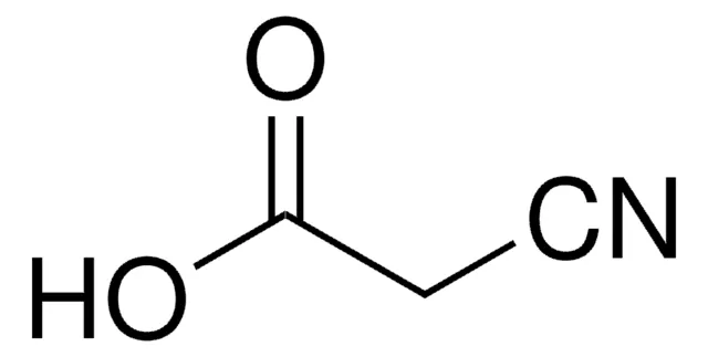 Cyanoacetic acid structure, CAS 372-09-8