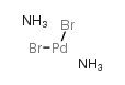 Diamminedibromopalladium(â
¡) structure, CAS 14591-90-3