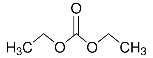 Diethyl carbonate structure, CAS 105-58-8