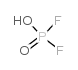 Difluorophosphoric acid structure, CAS 13779-41-4