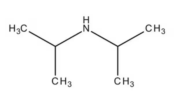 Diisopropylamine structure, CAS 108-18-9