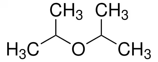Diisopropylether structure, CAS 108-20-3